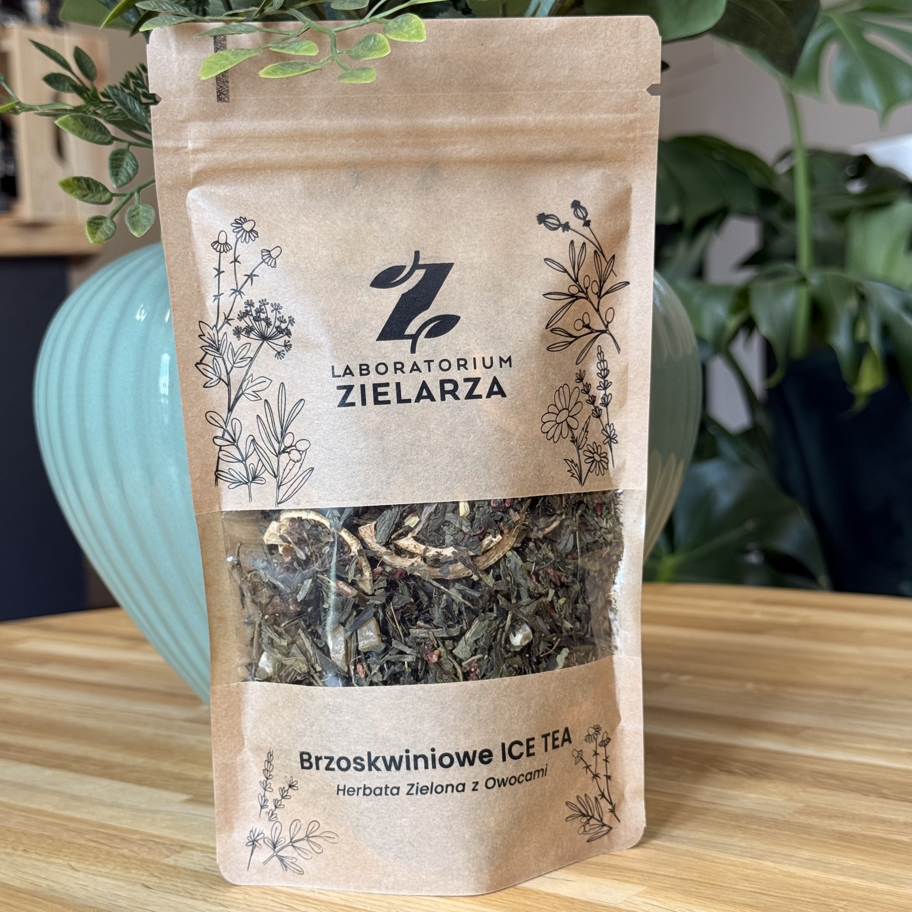 Brzoskwiniowe ICE TEA - Herbata zielona z owocami